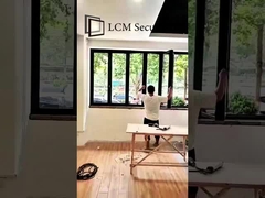 Aluminium przezroczyste składane szkło okna izolacja cieplna dostosowana