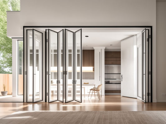 Dom Aluminium Ślizgowe Składane Szkło Balkon Okno Otwierające się na zewnątrz Antykradztwo